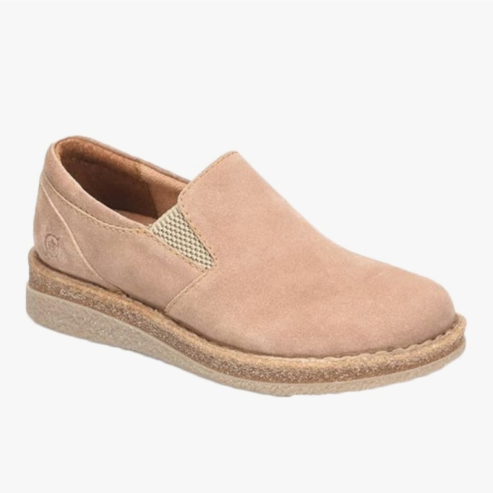 Born Beige Suede‎ Loafers